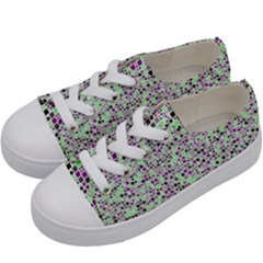 Pattern Kids  Low Top Canvas Sneakers by gasi