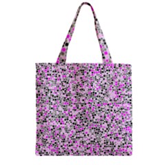 Pattern Zipper Grocery Tote Bag by gasi