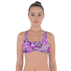 Pattern Got No Strings Sports Bra by gasi