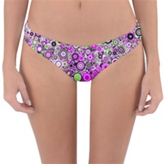 Pattern Reversible Hipster Bikini Bottoms