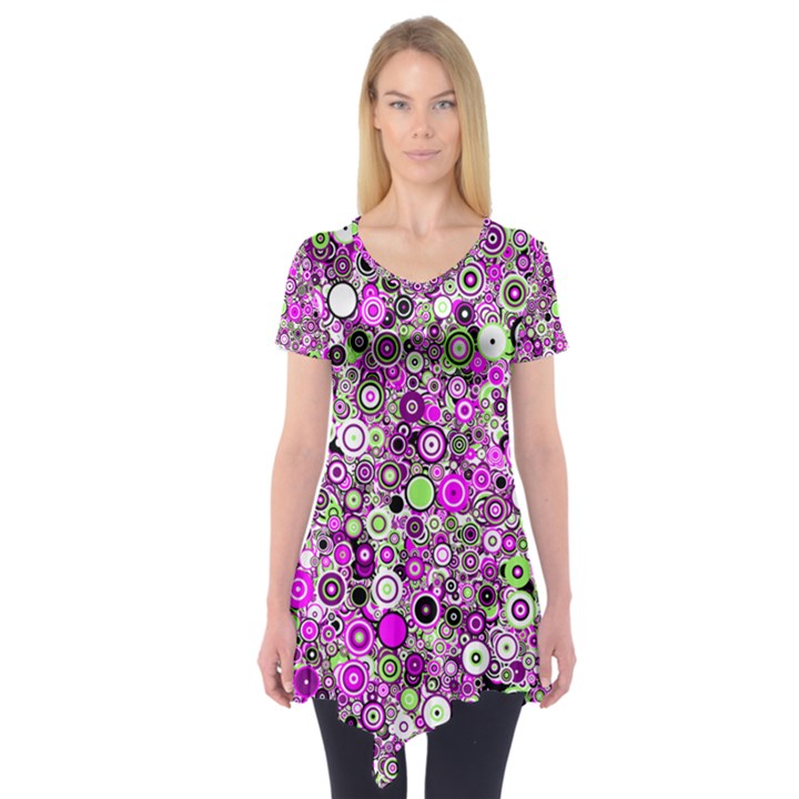 Pattern Short Sleeve Tunic 