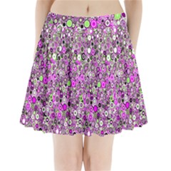 Pattern Pleated Mini Skirt by gasi