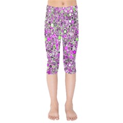 Pattern Kids  Capri Leggings  by gasi