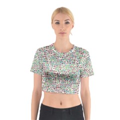 Pattern Cotton Crop Top by gasi