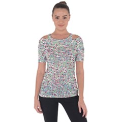 Pattern Short Sleeve Top