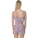 Pattern One Piece Boyleg Swimsuit View2