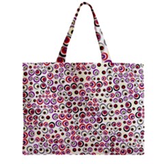 Pattern Zipper Mini Tote Bag by gasi