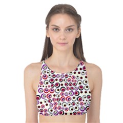 Pattern Tank Bikini Top by gasi