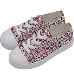 Pattern Kids  Low Top Canvas Sneakers by gasi