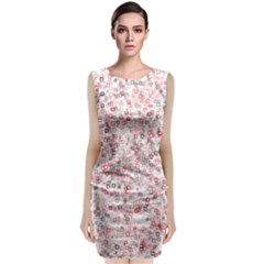 Pattern Classic Sleeveless Midi Dress by gasi