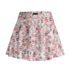 Pattern Mini Flare Skirt by gasi