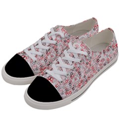 Pattern Women s Low Top Canvas Sneakers by gasi