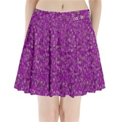 Pattern Pleated Mini Skirt by gasi