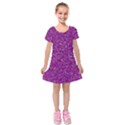 Pattern Kids  Short Sleeve Velvet Dress View1