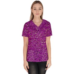 Pattern Scrub Top