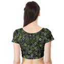 Pattern Short Sleeve Crop Top View2