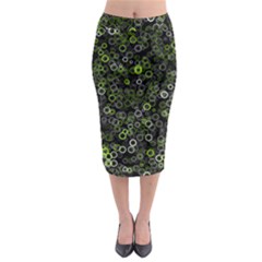 Pattern Midi Pencil Skirt by gasi