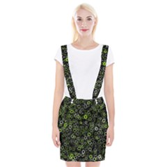 Pattern Braces Suspender Skirt by gasi