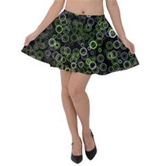 Pattern Velvet Skater Skirt by gasi