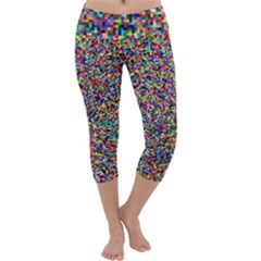 Pattern Capri Yoga Leggings by gasi