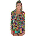 Pattern Long Sleeve Hooded T-shirt View1