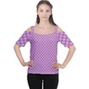 Pattern Cutout Shoulder Tee View1