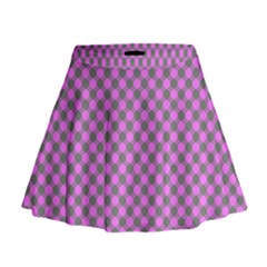 Pattern Mini Flare Skirt by gasi