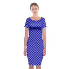 Pattern Classic Short Sleeve Midi Dress by gasi