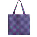 Pattern Zipper Grocery Tote Bag View2