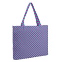 Pattern Zipper Medium Tote Bag View2