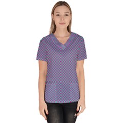 Pattern Scrub Top