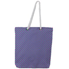 Pattern Full Print Rope Handle Tote (large)