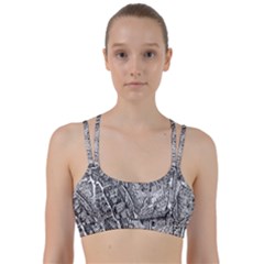 Frankfurt Judengasse Line Them Up Sports Bra by Celenk