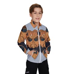 Mask India South Culture Wind Breaker (kids) by Celenk