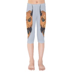 Mask India South Culture Kids  Capri Leggings 