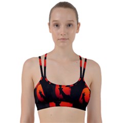 Giraffe Animal Africa Sunset Line Them Up Sports Bra by Celenk