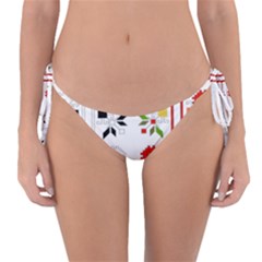 Bulgarian Folk Art Folk Art Reversible Bikini Bottom by Celenk