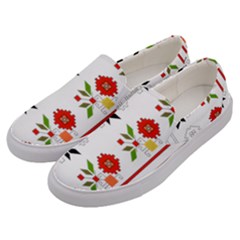 Bulgarian Folk Art Folk Art Men s Canvas Slip Ons