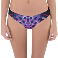 Mandala Circular Pattern Reversible Hipster Bikini Bottoms