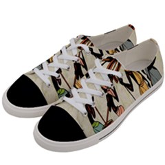 Man Ethic African People Collage Women s Low Top Canvas Sneakers