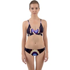 Mandala Art Design Pattern Wrap Around Bikini Set