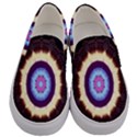 Mandala Art Design Pattern Men s Canvas Slip Ons View1