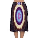 Mandala Art Design Pattern Velvet Flared Midi Skirt View2