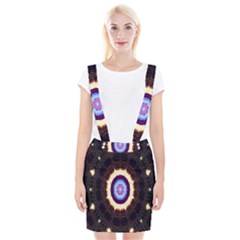 Mandala Art Design Pattern Braces Suspender Skirt by Celenk