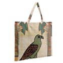 Egyptian Paper Papyrus Bird Zipper Large Tote Bag View2