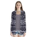 Mandala Psychedelic Neon Drape Collar Cardigan View1