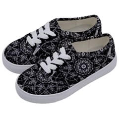 Mandala Psychedelic Neon Kids  Classic Low Top Sneakers