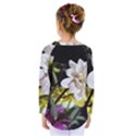 Dahlias Dahlia Dahlia Garden Kids  Long Sleeve Tee View2