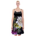 Dahlias Dahlia Dahlia Garden Spaghetti Strap Velvet Dress View1