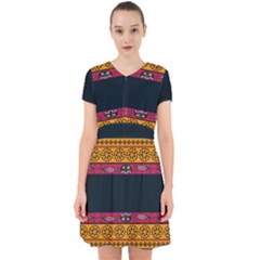 Pattern Ornaments Africa Safari Adorable In Chiffon Dress